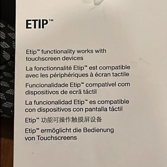 The North Face WindWall CloseFit Tricot Gloves grey new Women’s Size Medium - Picture 9 of 13